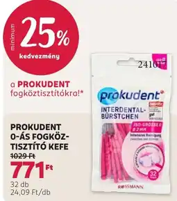 Rossmann Prokudent o-ás fogköztisztító kefe ajánlat