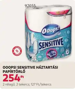 Rossmann Ooops! sensitive háztartási papírtörlő ajánlat