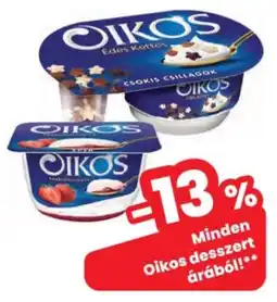 Interspar Oikos desszert ajánlat