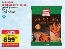 Interspar S budget édesburgonya-hasáb ajánlat