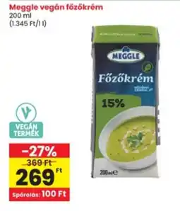 Interspar Meggle főzőkrém ajánlat