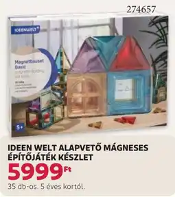 Rossmann Ideen Welt alapvető mágneses építőjáték készlet ajánlat