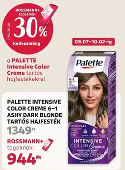 Rossmann Palette intensive color creme ajánlat