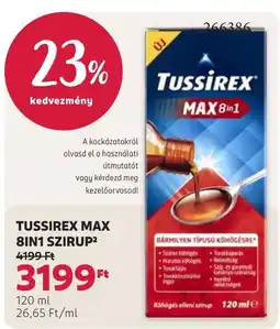 Rossmann Tussirex max ajánlat