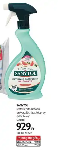 DM Sanytol fertotlenito ajánlat