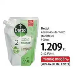 DM Dettol kézmosó utántöltő ajánlat