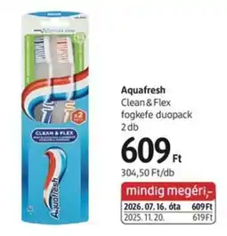 DM Aquafresh clean & flex fogkefe ajánlat