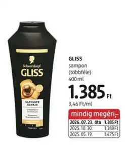 DM Gliss sampon ajánlat