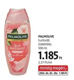 DM palmolive tusfürdő ajánlat