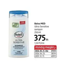 DM Balea med ultra sensitive sampon ajánlat