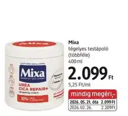 DM Mixa tegelyes testápoló ajánlat