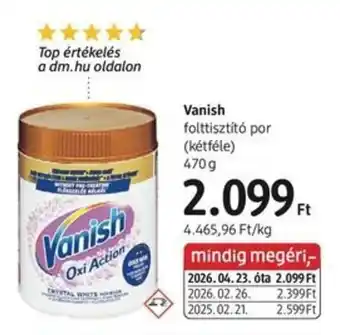Vanish folttisztító por