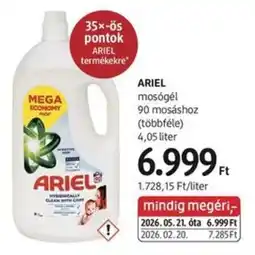 DM Ariel mosógél ajánlat