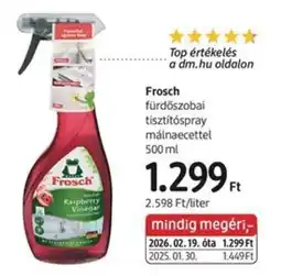 DM Frosch fürdőszobai tisztítóspray ajánlat