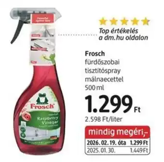 Frosch fürdőszobai tisztítóspray