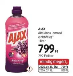 DM Ajax általános lemosó ajánlat