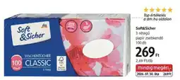 DM Soft & Sicher taschentücher classic ajánlat