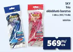 Goods Market Sky trio eldobható borotva ajánlat
