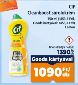 Goods Market Cif cleanboost surolokrem ajánlat