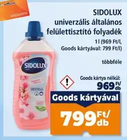 Goods Market Sidolux univerzális általános felülettszítő folyadék ajánlat