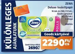 Goods Market Zewa deluxe toalettpapír ajánlat