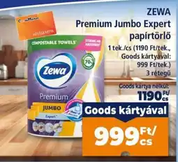 Goods Market Zewa premium jumbo expert papírtörlő ajánlat