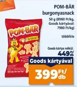 Goods Market Pom-bar burgonyasnack ajánlat