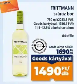 Goods Market Frittman száraz bor ajánlat