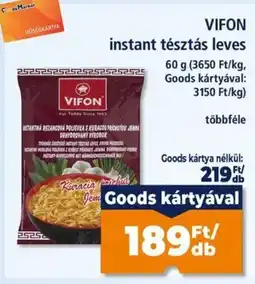 Goods Market Vifon instant tésztás leves ajánlat