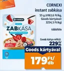 Goods Market Cornexi instant zabkása ajánlat