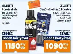 Goods Market Gillette borotvahab ajánlat