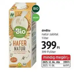 DM dmBio hafér natur ajánlat