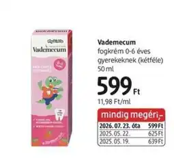 DM Vademecum fogkrém ajánlat