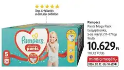 DM Pampers pants ajánlat