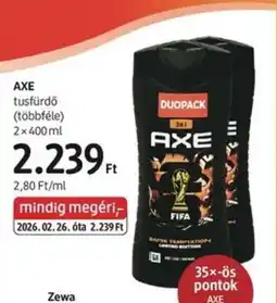 DM axe tusfürdő ajánlat
