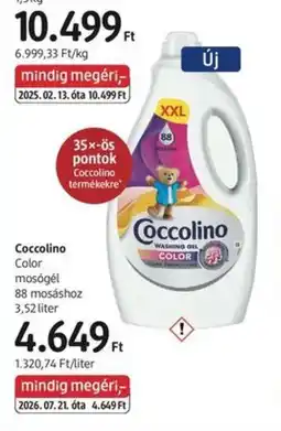 DM Coccolino color mosógél ajánlat