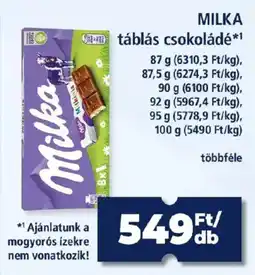 Goods Market Milka táblás csokoládé ajánlat