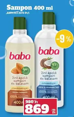 Vil-For baba 2in1 ápoló sampon és balzsam ajánlat