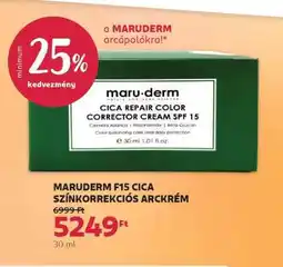 Rossmann MARUDERM F15 CICA SZÍNKORREKCIÓS ARCKRÉM ajánlat