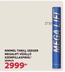 Rossmann RIMMEL THRILL SEEKER MEGALIFT VÍZÁLLÓ SZEMPILLASPIRÁL ajánlat