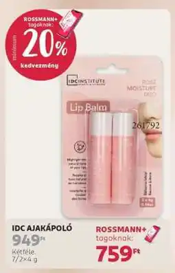 Rossmann IDC AJAKÁPOLÓ ajánlat