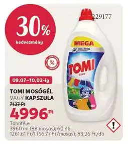 Rossmann Tomi mosógél vagy kapszula ajánlat