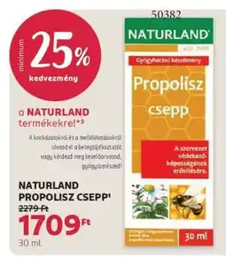 Rossmann NATURLAND PROPOLISZ CSEPP ajánlat