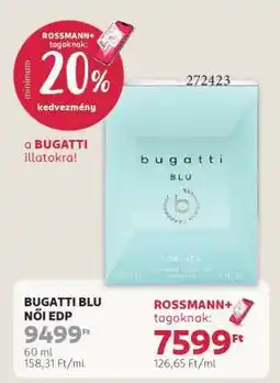 Rossmann BUGATTI BLU NŐI EDP ajánlat