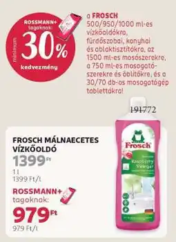 Rossmann FROSCH MÁLNAECETES VÍZKŐOLDÓ ajánlat
