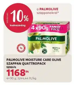 Rossmann PALMOLIVE MOISTURE CARE OLIVE SZAPPAN QUATTROPACK ajánlat