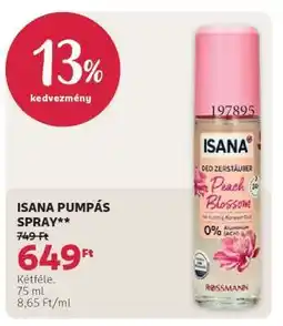 Rossmann ISANA PUMPÁS SPRAY ajánlat