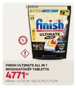 Rossmann FINISH ULTIMATE ALL IN 1 MOSOGATÓGÉP TABLETTA ajánlat
