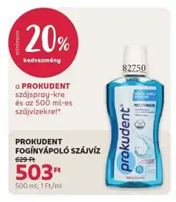 Rossmann PROKUDENT FOGÍNYÁPOLÓ SZÁJVÍZ ajánlat