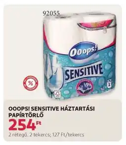 Rossmann OOOPS! SENSITIVE HÁZTARTÁSI PAPÍRTÖRLŐ ajánlat